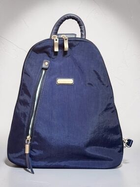 Baggallini Metro Street Navy Blue Women's Backpack Purse - Sleek Everyday Bag